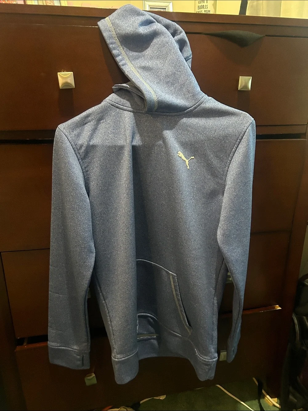 Puma Men's Heather Navy Hoodie